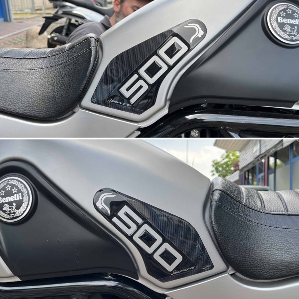 Labelbike 3D Harz Tankdeckel Aufkleber Für Benelli Leoncino 500 - Italienisches Design