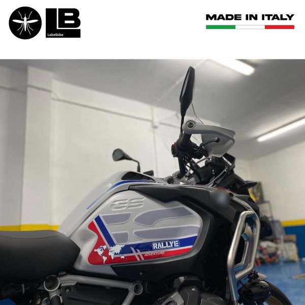 3D Aufkleber Tank Side Protectors kompatibel mit BMW Rallye ADV 1250 gs
