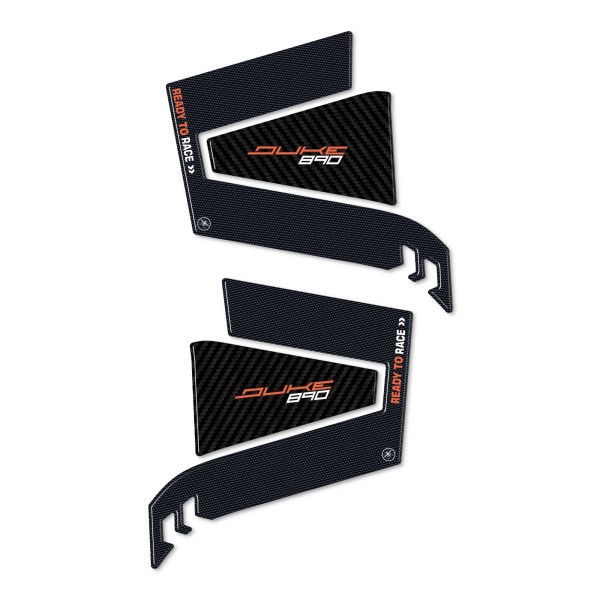 3D Stickers Tank Side Protectors compatible with Ktm 890 Duke 2021-2023