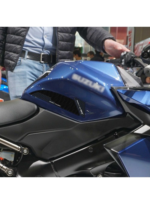 Adesivi 3D Protezioni Laterali serbatoio compatibili con Suzuki GSX-S 1000 GT