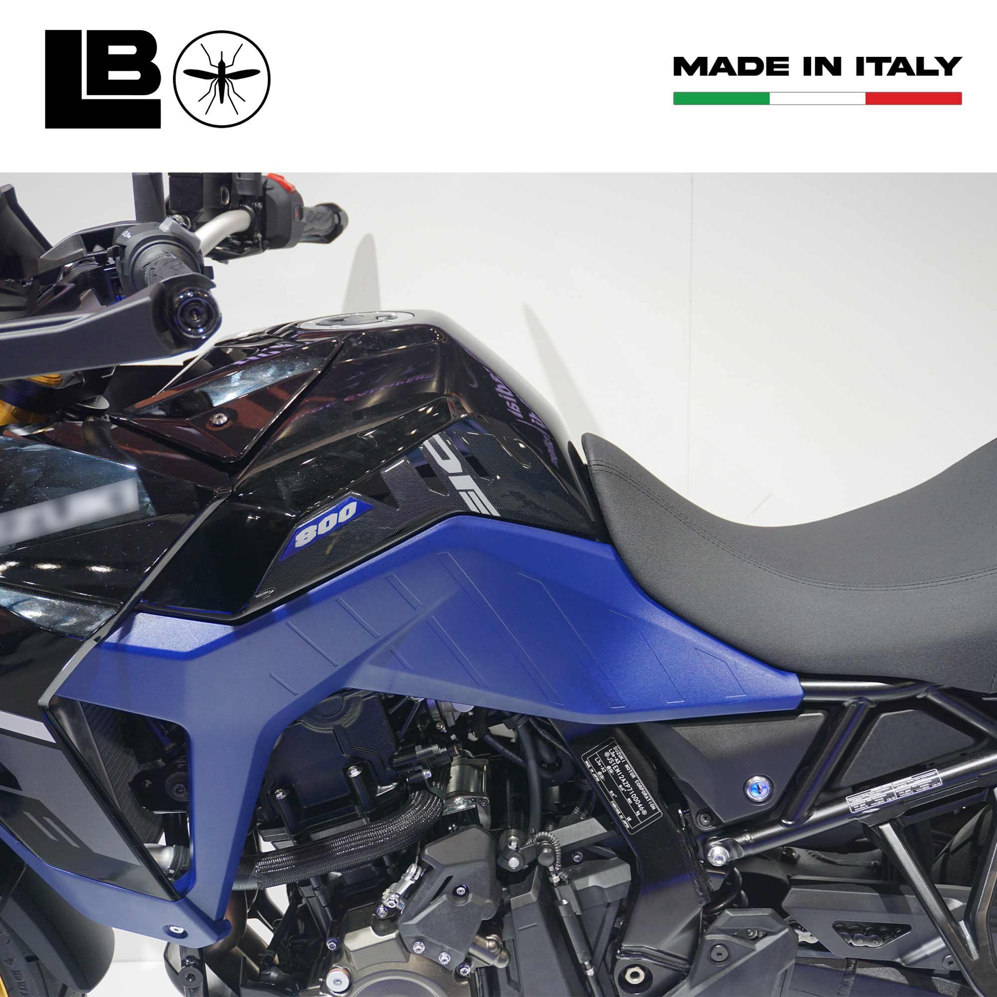 Adesivi Paraserbatoio Moto 3D Resinati Compatibile Con Suzuki - Foto 3