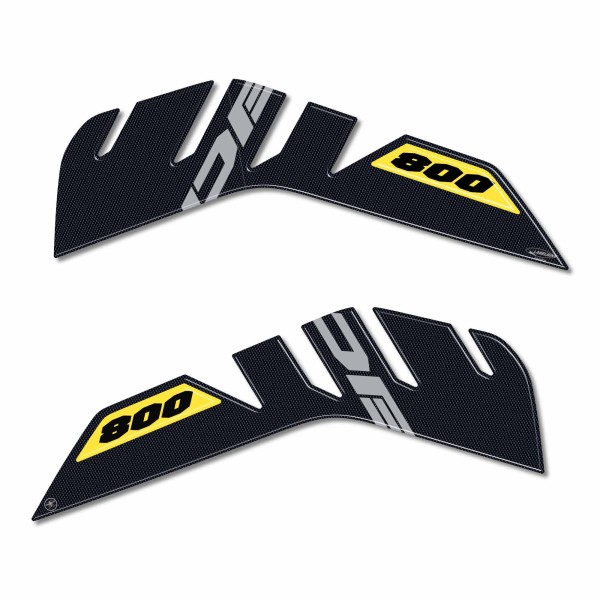 Stickers 3D Protections latérales de réservoir compatibles avec Suzuki V-Strom 800DE