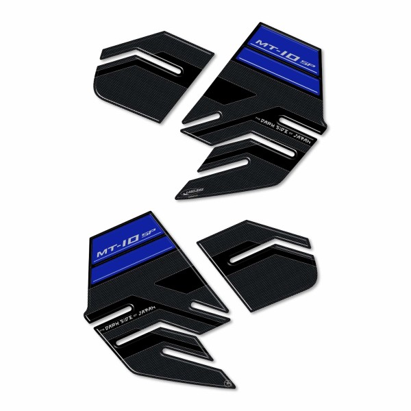 3D side tank protector stickers compatible with Yamaha MT-10 SP 2022-25