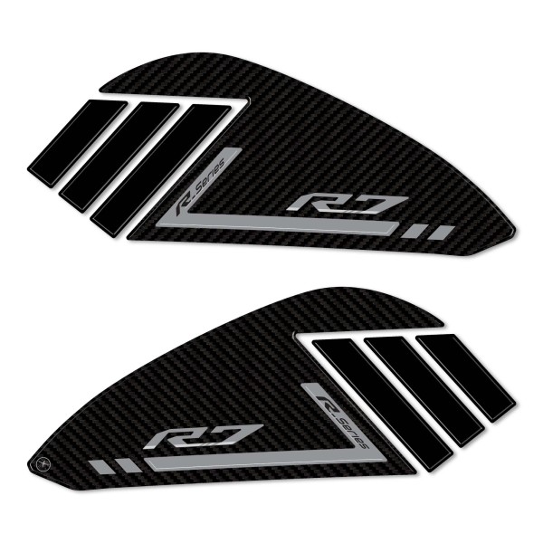 Stickers de protection de réservoir 3D compatibles avec Yamaha R7 2021-2025