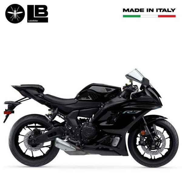 3D side tank protector stickers compatible with Yamaha R7 2021-2025