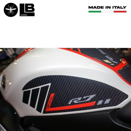 Pegatinas protectoras laterales 3D compatibles con Yamaha R7 2021-2025
