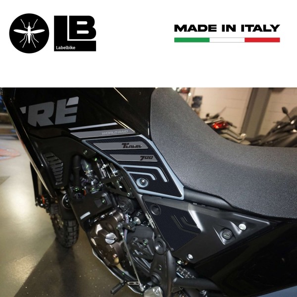 Pegatinas 3D Tank Side Protectors compatibles con Yamaha Tenere 700 2022