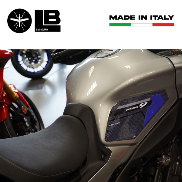 3D Aufkleber Tank Side Protectors kompatibel mit Yamaha Tracer 9 2021-24