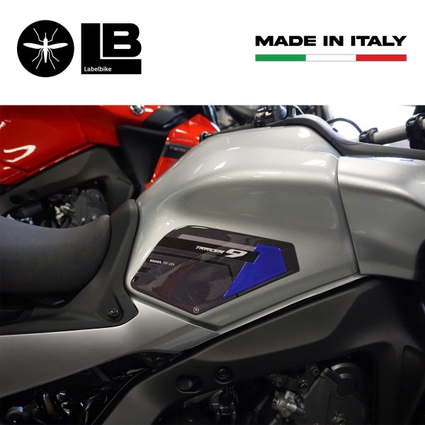 3D Aufkleber Tank Side Protectors kompatibel mit Yamaha Tracer 9 2021-24