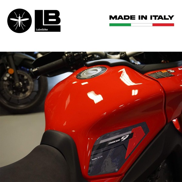 Pegatinas 3D Protectores laterales de depósito compatibles con Yamaha Tracer 9 2021-24