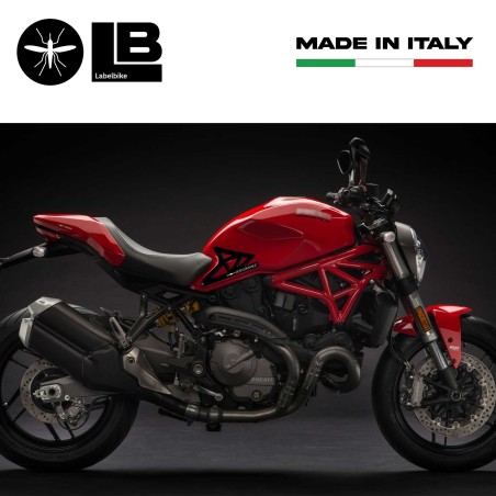 PROTECCIONES LATERALES 3D GEL RODILLERAS compatibles para MOTO DUCATI MONSTER
