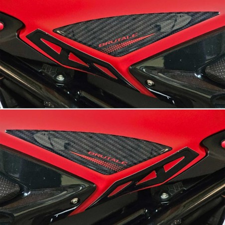 3D side tank stickers compatible with Mv Agusta Brutale 2016-23 motorbikes