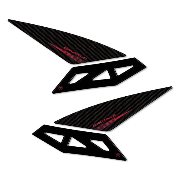 Autocollants 3D pour réservoir latéral compatible avec les motos Mv Agusta Brutale 2016-23