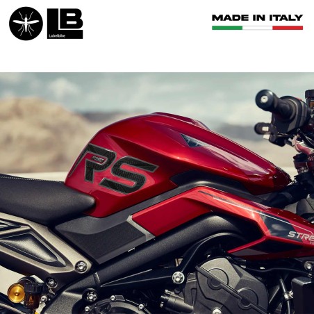 Autocollants 3D pour le réservoir compatible avec Triumph Street Triple 765 RS 2023