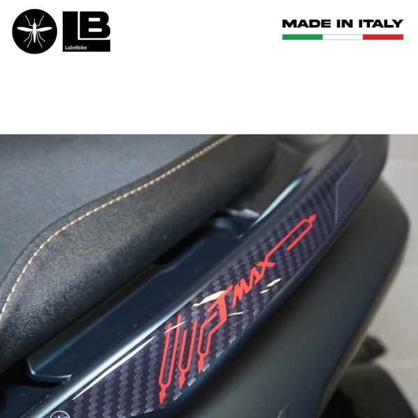 Pegatinas 3D Protección asas sin top case compatible con Yamaha Tmax 2022-5