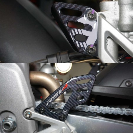 Stickers 3D Protecteurs de talons compatibles avec Aprilia RSV4 1100 2009-2024