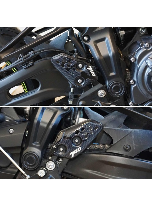 Adesivi 3D Protezioni Battitacco compatibili con Yamaha Tracer 7 - 700 e XSR 700