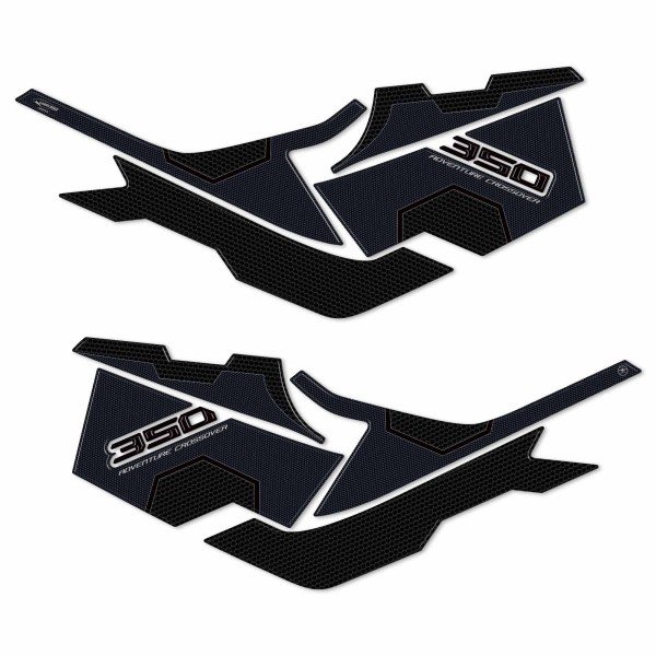 Stickers 3D Protections latérales Boomerang compatibles avec Honda ADV350 2022-2025