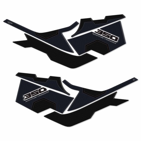 3D Aufkleber Boomerang Seitenprotektoren kompatibel mit Honda ADV350 2022-2025
