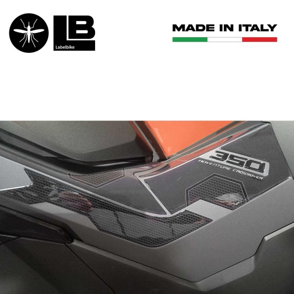 Stickers 3D Protections latérales Boomerang compatibles avec Honda ADV350 2022-2025