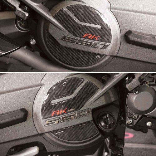 3D Stickers Scooter Crankcase Protectors compatible with Kymco Ak550 Premium 2