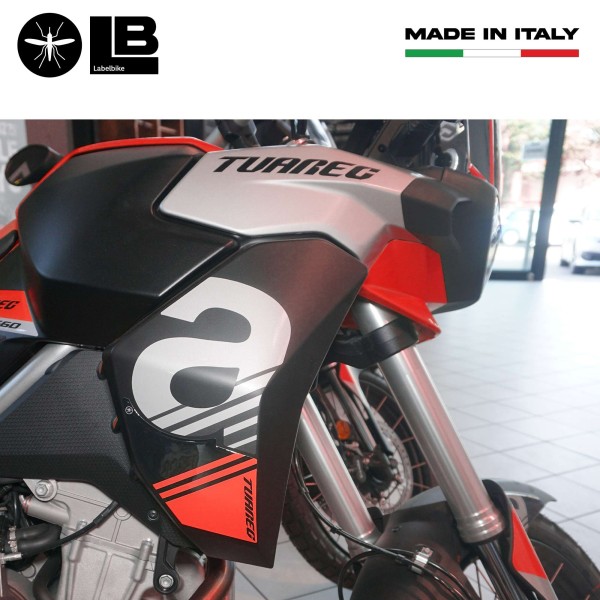 Pegatinas 3D Protectores deflectores de moto compatibles con Aprilia Tuareg 660 2022-25