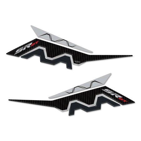 Autocollants de protection latérale 3D compatibles avec Aprilia SR GT 125 et 200