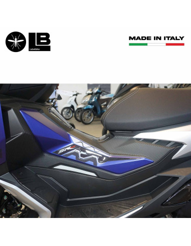 3D side protector stickers compatible with Aprilia SR GT 125 and 200