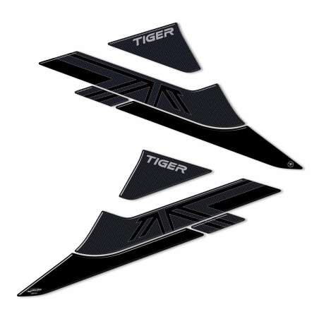 3D Stickers Side protectors compatible with Triumph Tiger 1200 GT and GT Pro