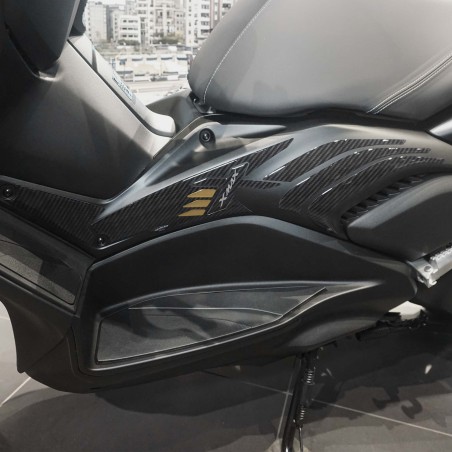 Autocollants 3D de protection latérale pour scooter compatibles avec Yamaha Xmax 125-300 2023