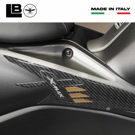 Autocollants 3D de protection latérale pour scooter compatibles avec Yamaha Xmax 125-300 2023