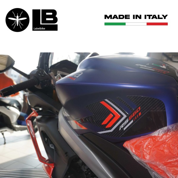 Stickers 3D Tank side protectors compatible with Aprilia RS 660 2020-25