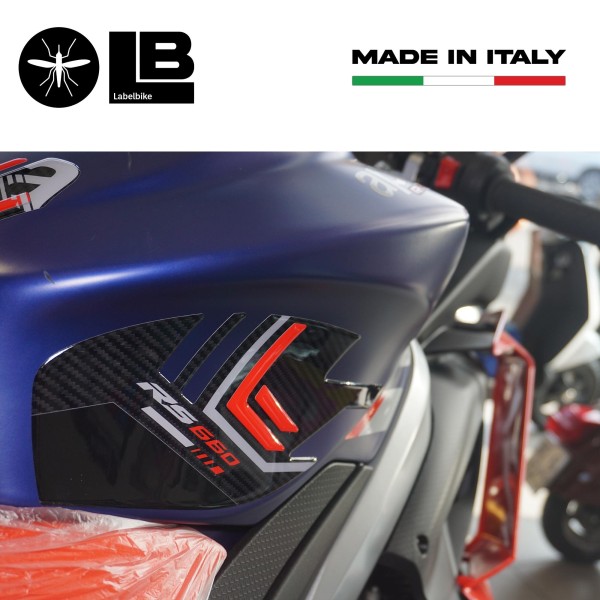 Stickers 3D Tank side protectors compatible with Aprilia RS 660 2020-25