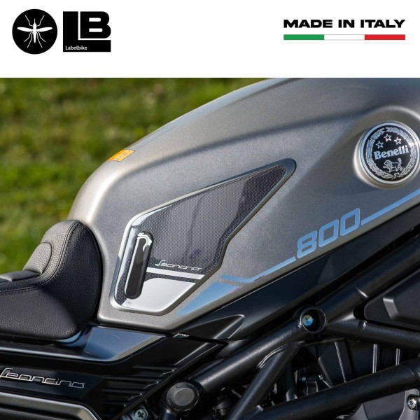 Stickers 3D Tank side protectors compatible with Benelli Leoncino 800