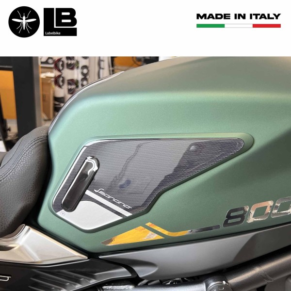 Stickers 3D Tank side protectors compatible avec Benelli Leoncino 800