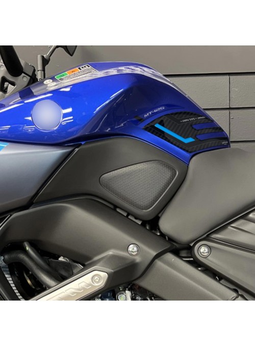 Adesivi 3D Protezioni Laterali serbatoio compatibili con Yamaha Mt125 2020-2023