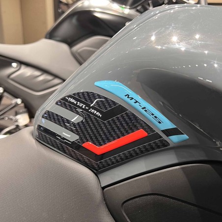 Stickers 3D Protections latérales de réservoir compatibles avec Yamaha Mt125 2020-2025