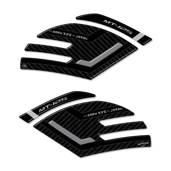Stickers 3D Protections latérales de réservoir compatibles avec Yamaha Mt125 2020-2025