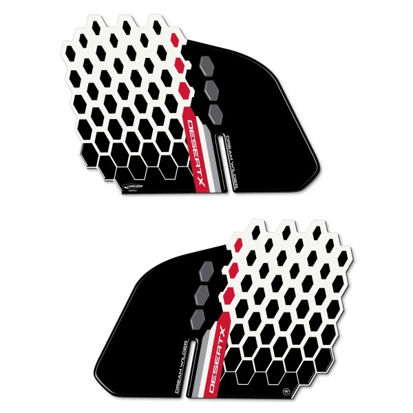 Autocollants 3D Protections latérales de réservoir moto compatibles avec Ducati DesertX