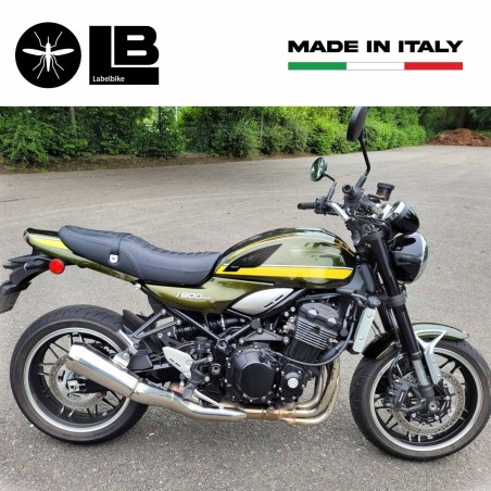Aufkleber 3D Motorradtank Seitenschutz kompatibel mit Kawasaki Z900RS