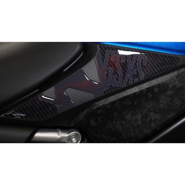 Pegatinas 3D bajo el asiento Protectores laterales compatibles con Suzuki GSX-S 1000 2021