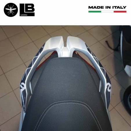 Selbstklebende 3D-Protektoren Griffe kompatibel mit Aprilia SR GT 125 und 200
