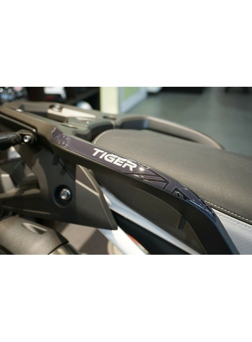 Adesivi 3D protezioni maniglie compatibili con moto Triumph Tiger 850 900 1200