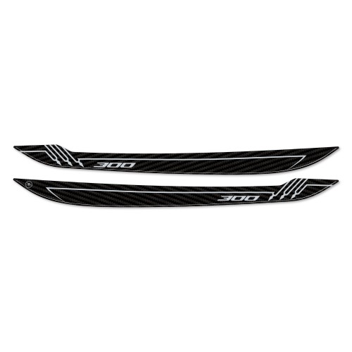 Stickers 3D Protège poignées compatibles avec Yamaha Tricity 300 2020 - 2023 2