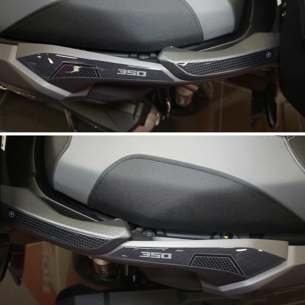 Stickers 3D Protège poignée avec top case compatible avec Honda ADV350 2022-25