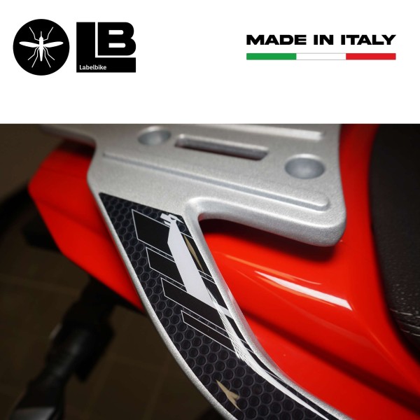 3D Stickers Passenger handle protectors compatible with Moto Morini X-CAPE