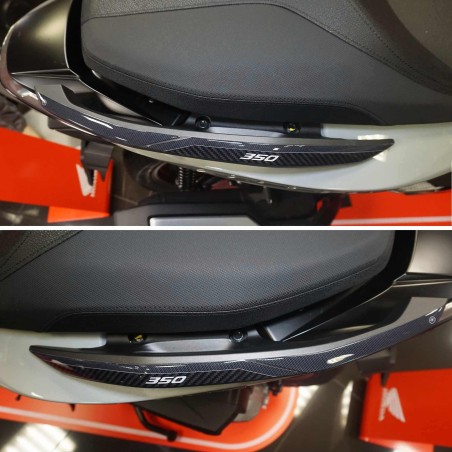 3D Stickers Rear Handle Protectors compatible with Honda Forza 350 2022-5
