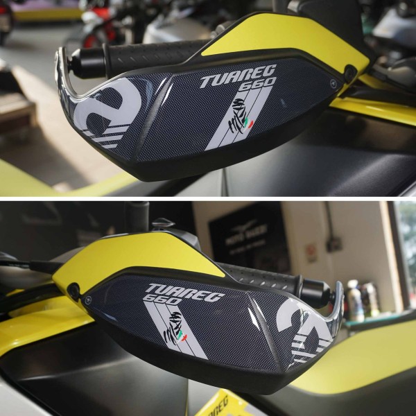 Stickers 3D Protège-mains compatibles avec Aprilia Tuareg 660 2022-2025