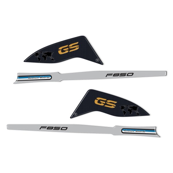 3D handguard stickers compatible with BMW F850 GS and 850 ADV 2018-2023
