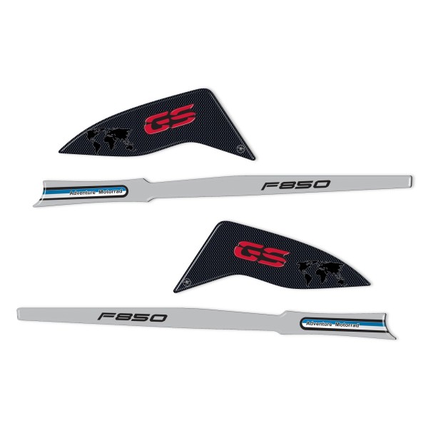 3D handguard stickers compatible with BMW F850 GS and 850 ADV 2018-2023